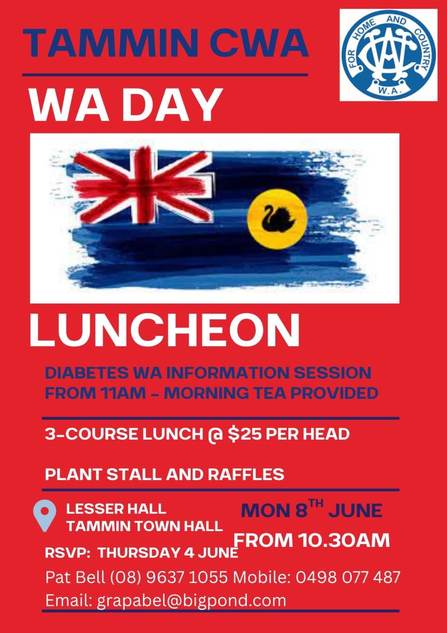 CWA WA Day Luncheon