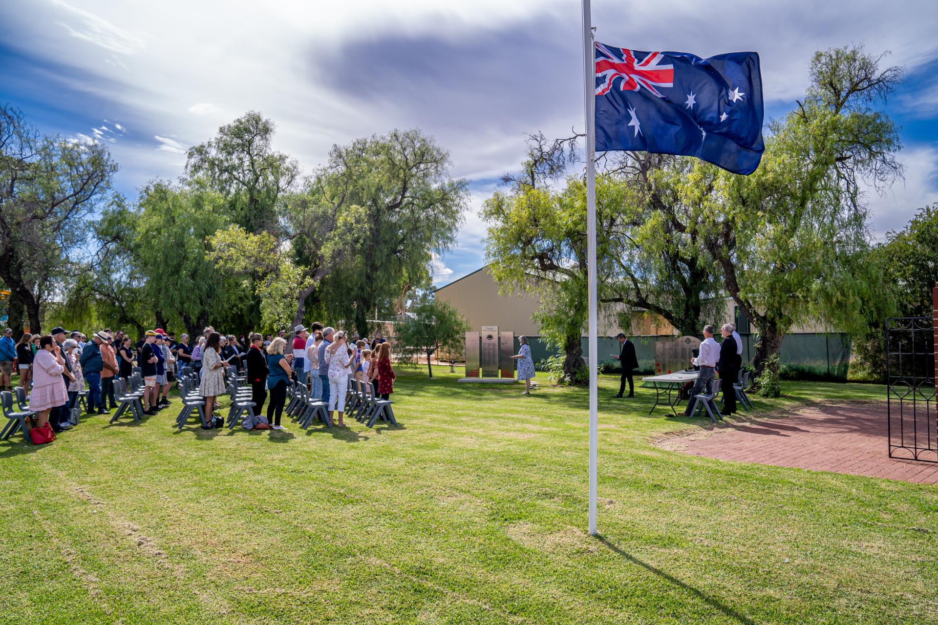 Picture: Anzac Day service