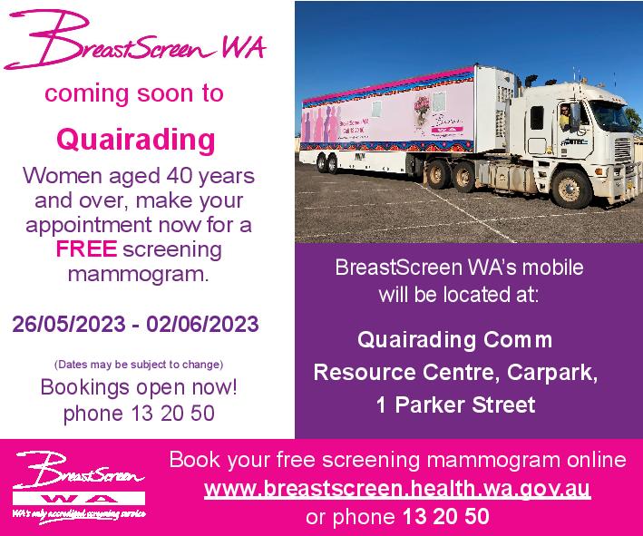 BreastScreen WA - Quairading